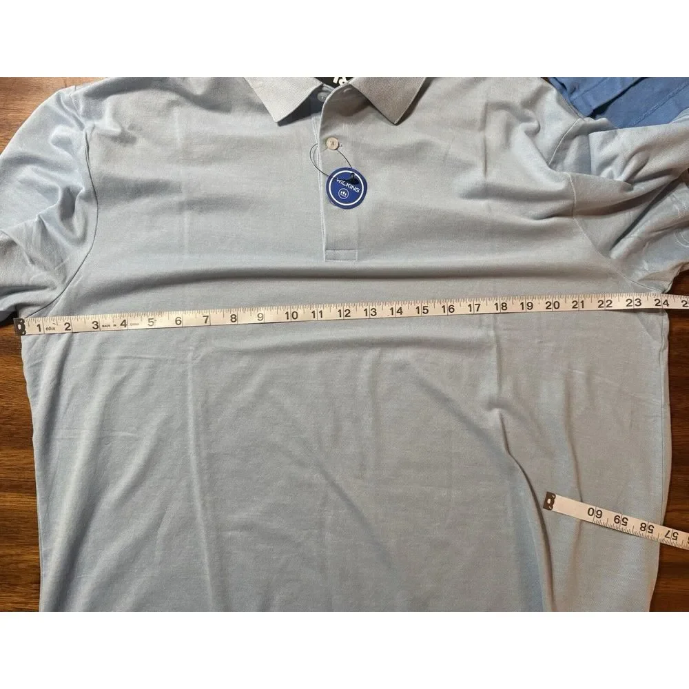 Ralph Lauren RLX NWT$110 & Polo Men's XL Shirt Blues Golf Casual‎ Work Set Of 2
